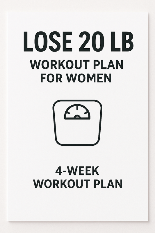 Lose 20 lb Workout Plan – 4-Week Fat-Burning Program